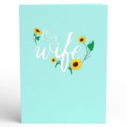 Lovepop Greeting Cards|Mother'S Day 5/11|For my Wife Sunflower Pop-Up Card