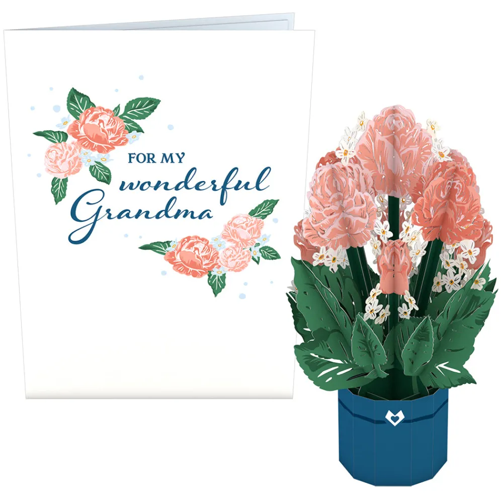 Lovepop Pop-Up Bouquets|Mother'S Day 5/11|For My Wonderful Grandma Card with Mini Bouquet