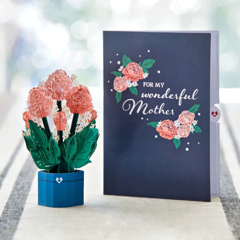 Lovepop Pop-Up Bouquets|Mother'S Day 5/11|For My Wonderful Mother Card with Mini Bouquet