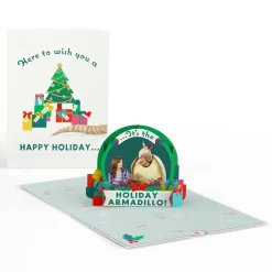 Lovepop Christmas 12/25|Friends|Friends Holiday Armadillo Pop-Up Card