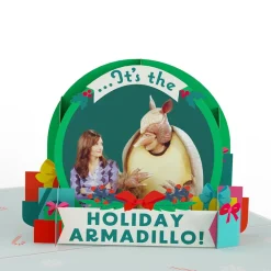 Lovepop Christmas 12/25|Friends|Friends Holiday Armadillo Pop-Up Card