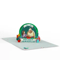 Lovepop Christmas 12/25|Friends|Friends Holiday Armadillo Pop-Up Card