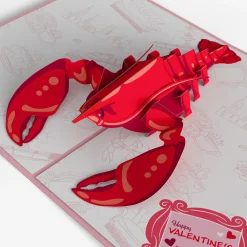 Lovepop Valentine'S Day 2/14|Her|Friends You're My Lobster Pop-Up Card