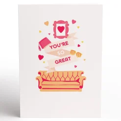 Lovepop Anniversary|Valentine'S Day 2/14|Friends You're So Great, I Love You Pop-Up Card