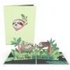 Lovepop Greeting Cards|Just Because|Friendship Sloth Pop-Up Card