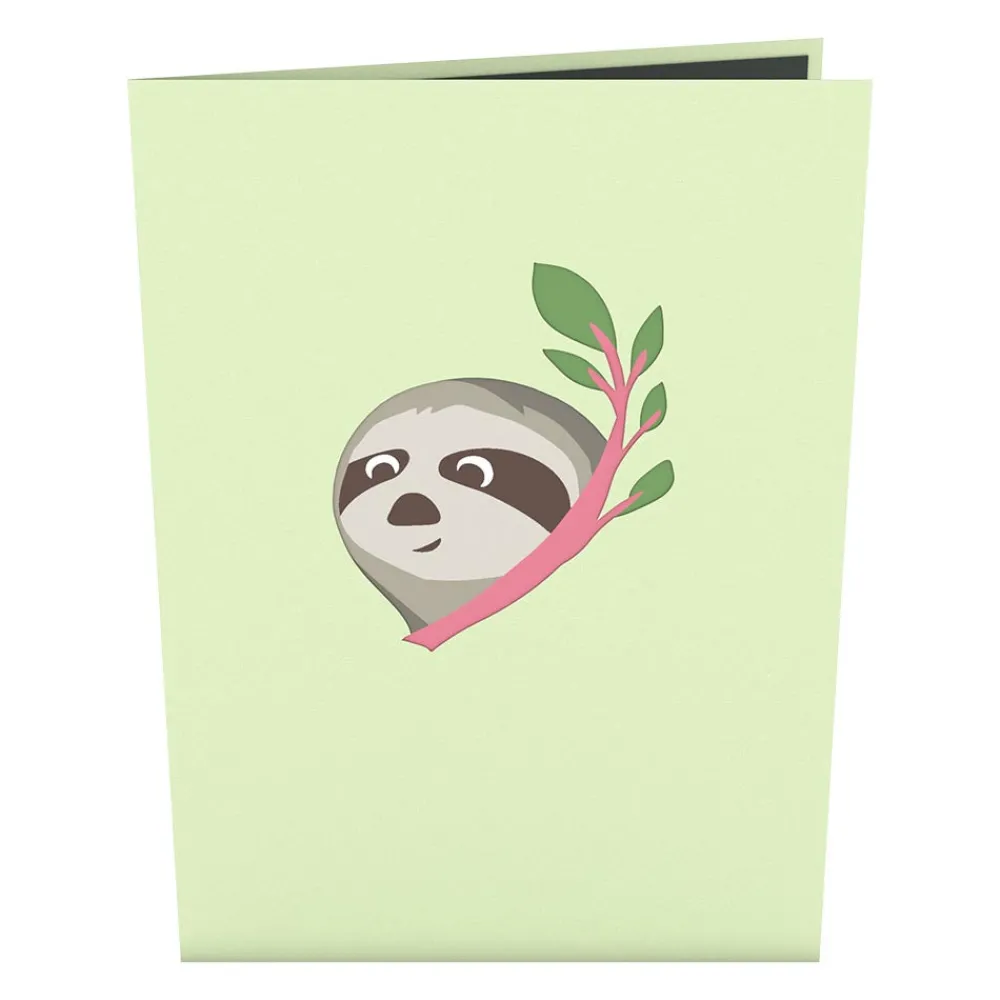 Lovepop Greeting Cards|Just Because|Friendship Sloth Pop-Up Card