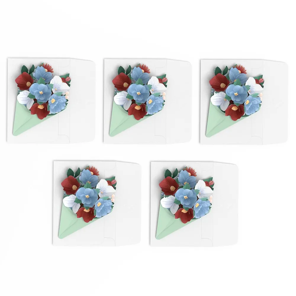 Lovepop Her|Frosted Floral Little Blooms (Notecard 5-Pack)