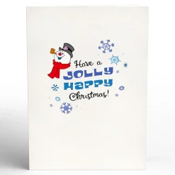 Lovepop Christmas 12/25|Frosty The Snowman Jolly Happy Christmas Pop-Up Card
