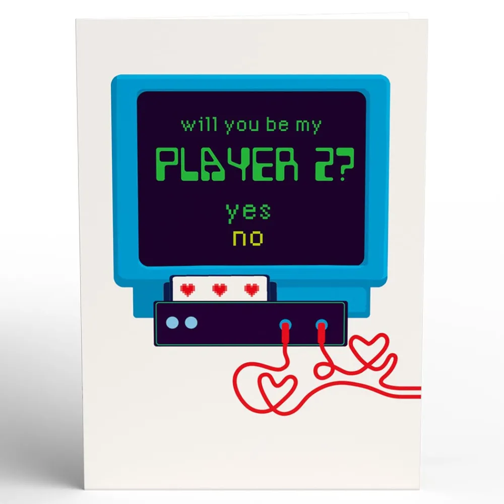 Lovepop Valentine'S Day 2/14|Gamer Love Pop-Up Card