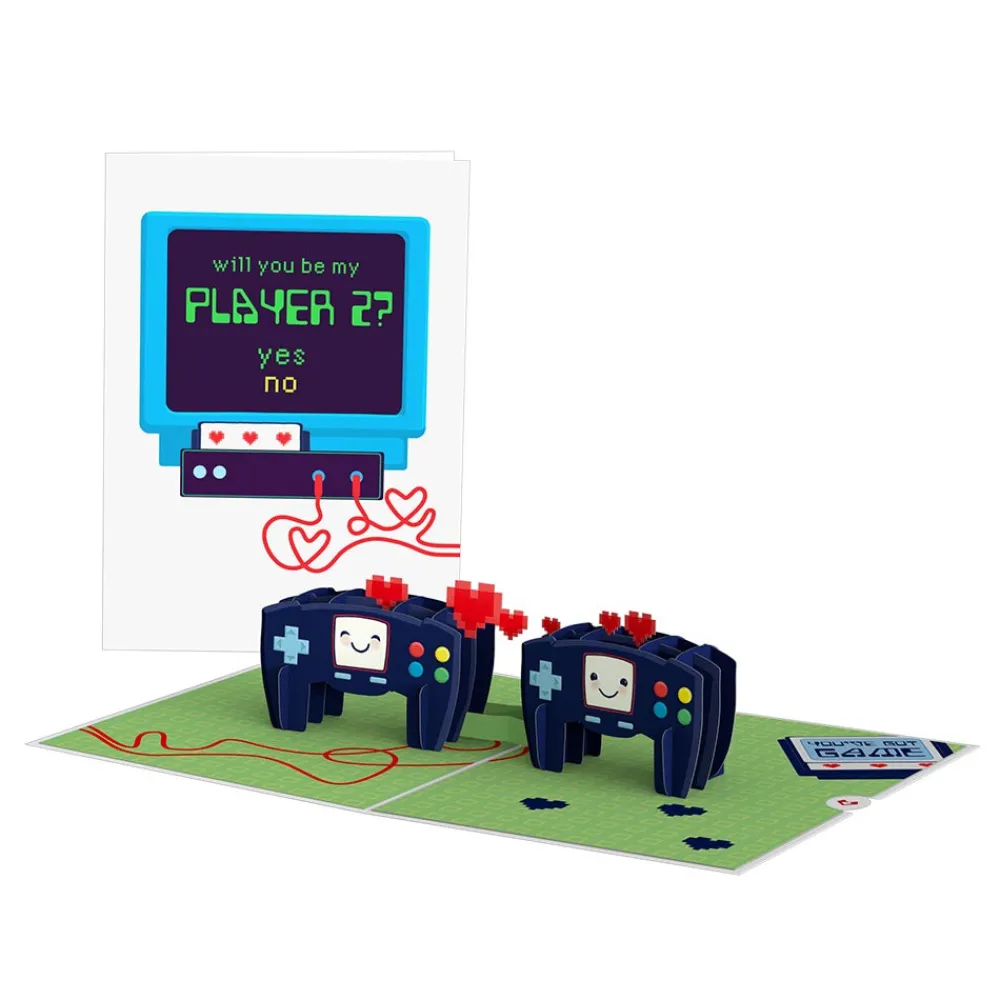 Lovepop Valentine'S Day 2/14|Gamer Love Pop-Up Card