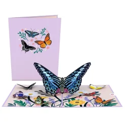 Lovepop Greeting Cards|Just Because|Garden Butterflies Pop-Up Card