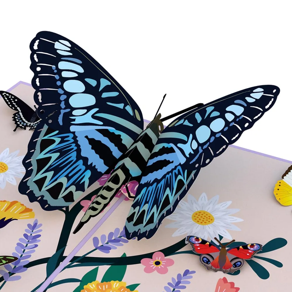 Lovepop Greeting Cards|Just Because|Garden Butterflies Pop-Up Card