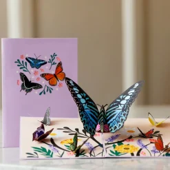 Lovepop Greeting Cards|Just Because|Garden Butterflies Pop-Up Card