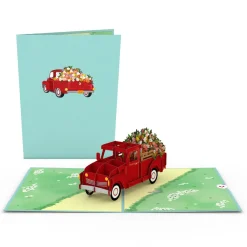 Lovepop Greeting Cards|Retirement|Garden Truck Pop-Up Card