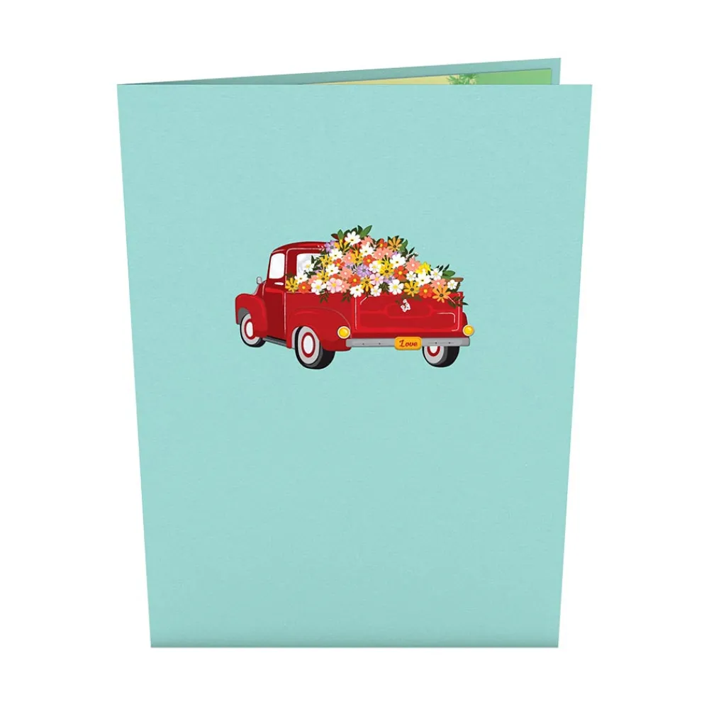 Lovepop Greeting Cards|Retirement|Garden Truck Pop-Up Card