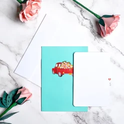 Lovepop Greeting Cards|Retirement|Garden Truck Pop-Up Card