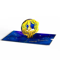 Lovepop Birthday|Her|Gemini Zodiac Birthday Pop-Up Card
