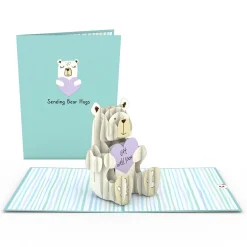 Lovepop Greeting Cards|Get Well|Get Well Bear Pop-Up Card