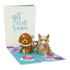 Lovepop Greeting Cards|Get Well|Get Well Soon Pets Pop-Up Card
