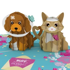 Lovepop Greeting Cards|Get Well|Get Well Soon Pets Pop-Up Card