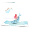 Lovepop Greeting Cards|Get Well|Get Well Whale Pop-Up Card