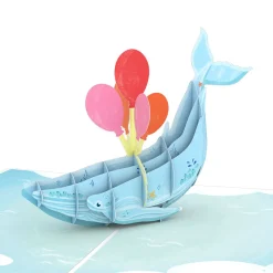 Lovepop Greeting Cards|Get Well|Get Well Whale Pop-Up Card