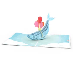 Lovepop Greeting Cards|Get Well|Get Well Whale Pop-Up Card