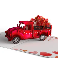 Lovepop Valentine'S Day 2/14|Her|Giant Love Delivery Truck Pop-Up Card