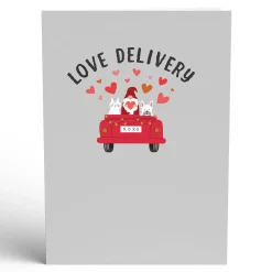 Lovepop Valentine'S Day 2/14|Her|Giant Love Delivery Truck Pop-Up Card