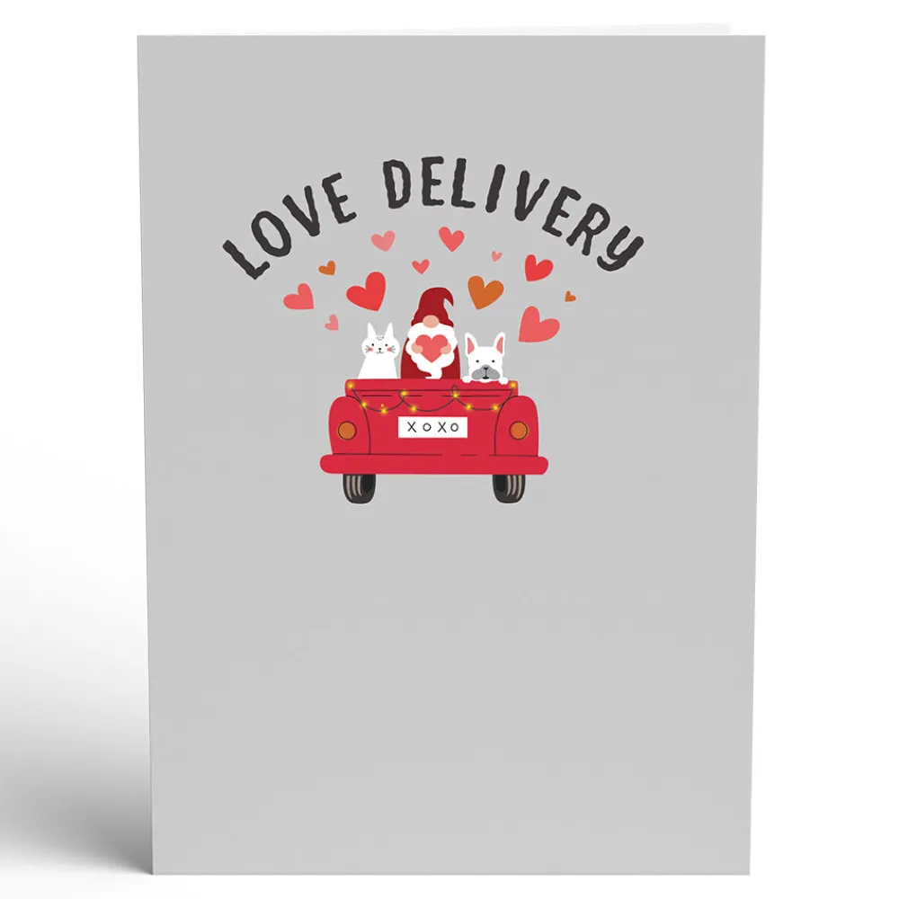 Lovepop Valentine'S Day 2/14|Her|Giant Love Delivery Truck Pop-Up Card