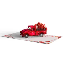 Lovepop Valentine'S Day 2/14|Her|Giant Love Delivery Truck Pop-Up Card