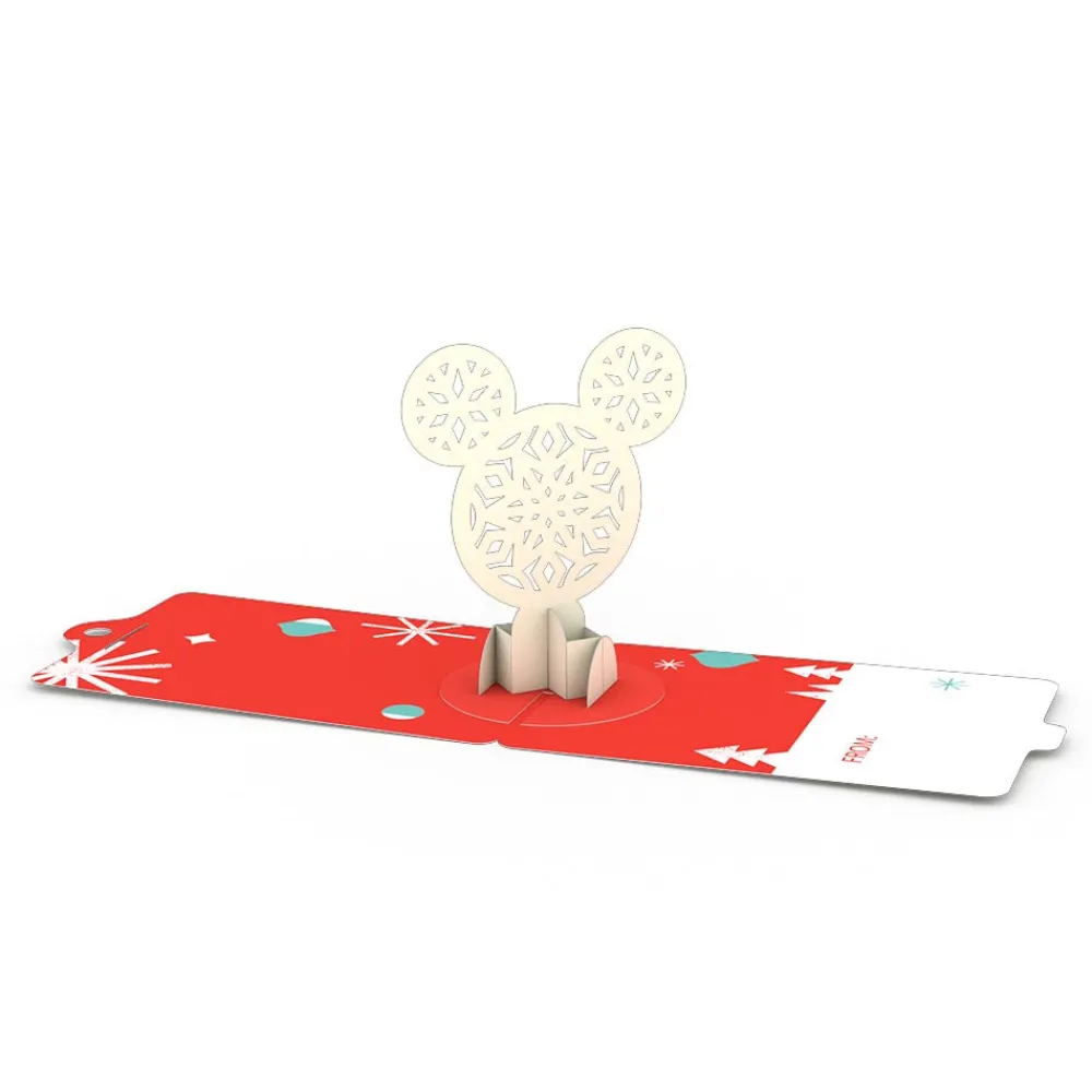 Lovepop Christmas 12/25|Kids|Gift Tag 4-Pack: Disney's Mickey Mouse Merry Holiday