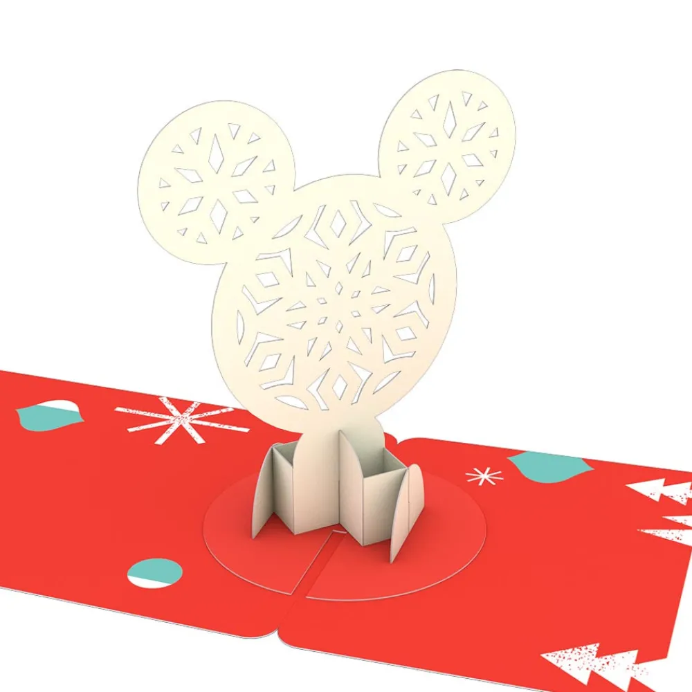 Lovepop Christmas 12/25|Kids|Gift Tag 4-Pack: Disney's Mickey Mouse Merry Holiday