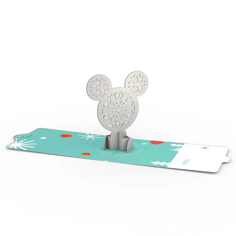 Lovepop Christmas 12/25|Kids|Gift Tag 4-Pack: Disney's Mickey Mouse Merry Holiday