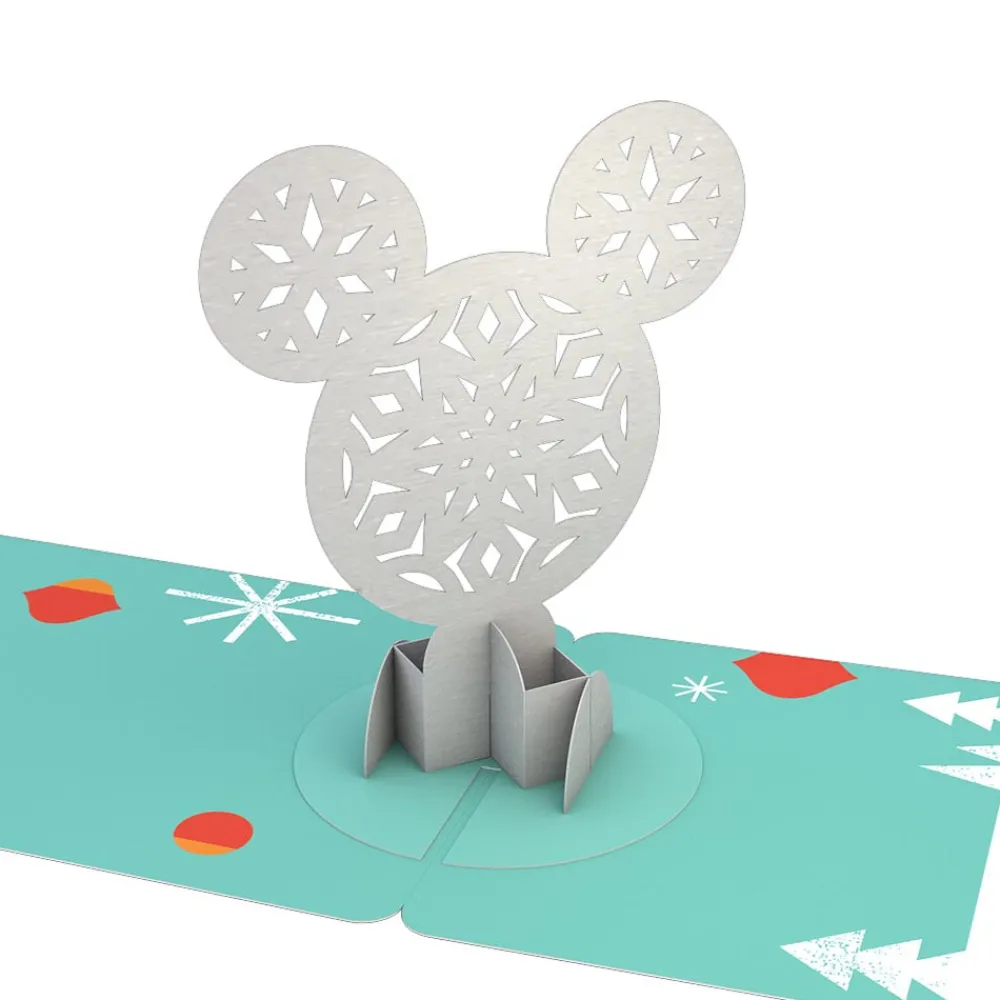 Lovepop Christmas 12/25|Kids|Gift Tag 4-Pack: Disney's Mickey Mouse Merry Holiday
