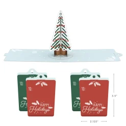 Lovepop Christmas 12/25|Gift Tag 4-Pack: Holiday Tree