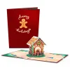Lovepop Greeting Cards|Christmas 12/25|Gingerbread House Pop-Up Card