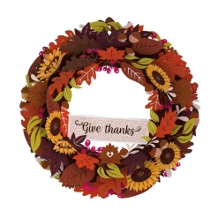 Lovepop Decor|Thanksgiving 11/27|Give Thanks Fall Wreath
