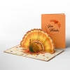 Lovepop Greeting Cards|Thanksgiving 11/27|Give Thanks Turkey Pop-Up Card