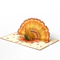 Lovepop Greeting Cards|Thanksgiving 11/27|Give Thanks Turkey Pop-Up Card