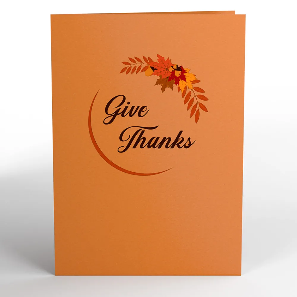 Lovepop Greeting Cards|Thanksgiving 11/27|Give Thanks Turkey Pop-Up Card