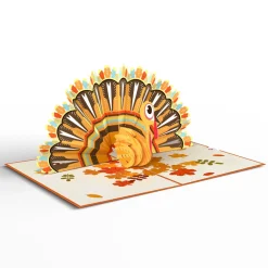 Lovepop Thanksgiving 11/27|Gobble Till You Wobble Turkey Pop-Up Card