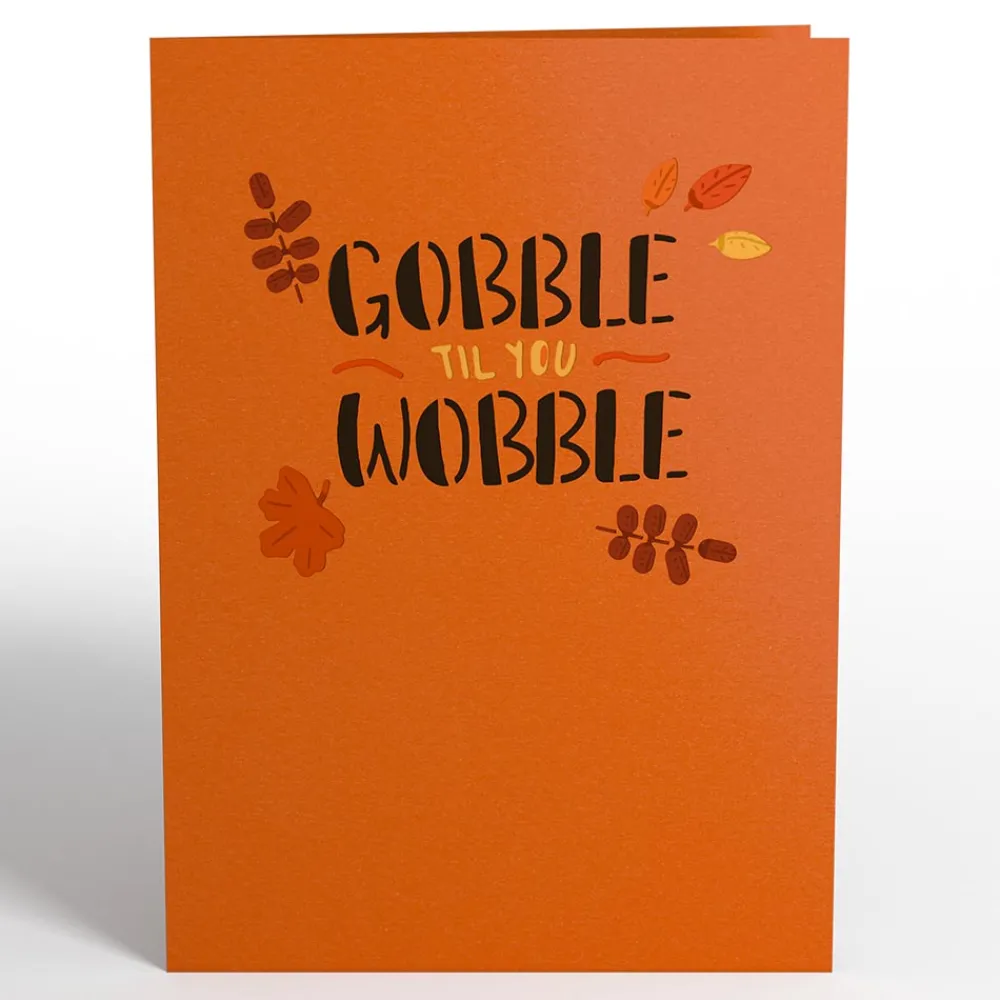 Lovepop Thanksgiving 11/27|Gobble Till You Wobble Turkey Pop-Up Card