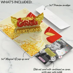 Lovepop Birthday|Gouda Birthday Pop-Up Card and Sentiment Set for Any Woman