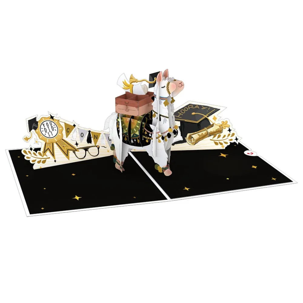 Lovepop Congratulations|Graduation|Graduation Llama Pop-Up Card