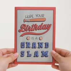 Lovepop Greeting Cards|Birthday|Grand Slam Birthday Baseball Pop-Up Card