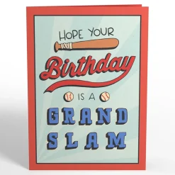 Lovepop Greeting Cards|Birthday|Grand Slam Birthday Baseball Pop-Up Card