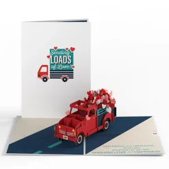 Lovepop Valentine'S Day 2/14|Grandparents' Day 9/7|Grandma and Grandpa Truckloads of Love Pop-Up Card