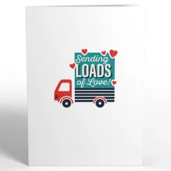 Lovepop Valentine'S Day 2/14|Grandparents' Day 9/7|Grandma and Grandpa Truckloads of Love Pop-Up Card