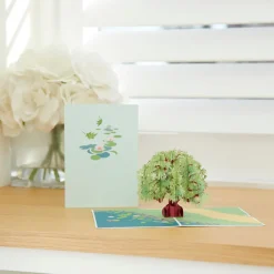Lovepop Greeting Cards|Just Because|Green Maple Tree Pop-Up Card
